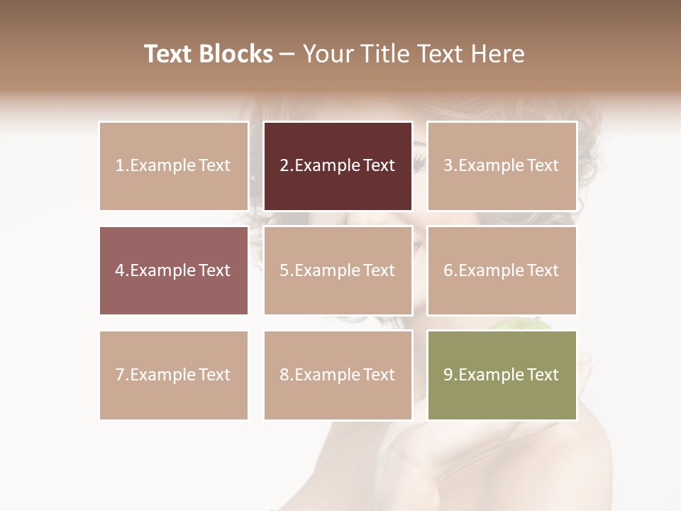 Young Youth Isolated PowerPoint Template