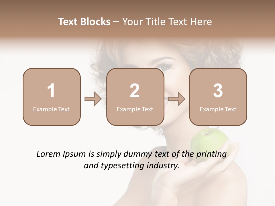 Young Youth Isolated PowerPoint Template