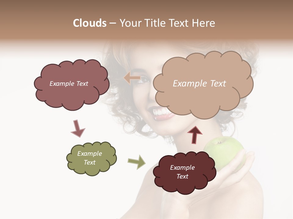 Young Youth Isolated PowerPoint Template