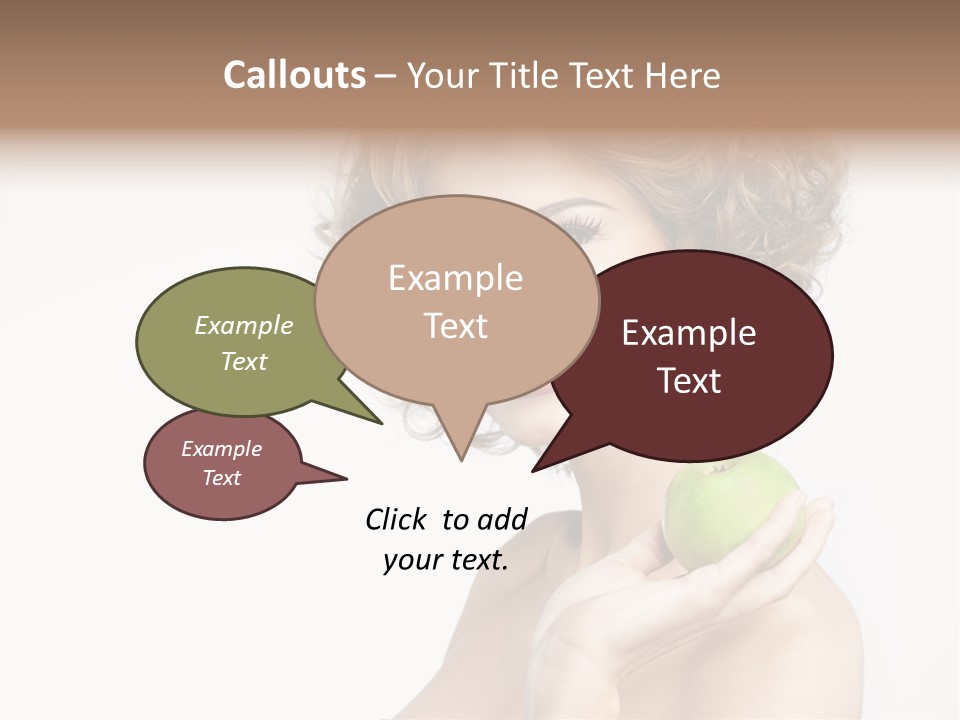 Young Youth Isolated PowerPoint Template