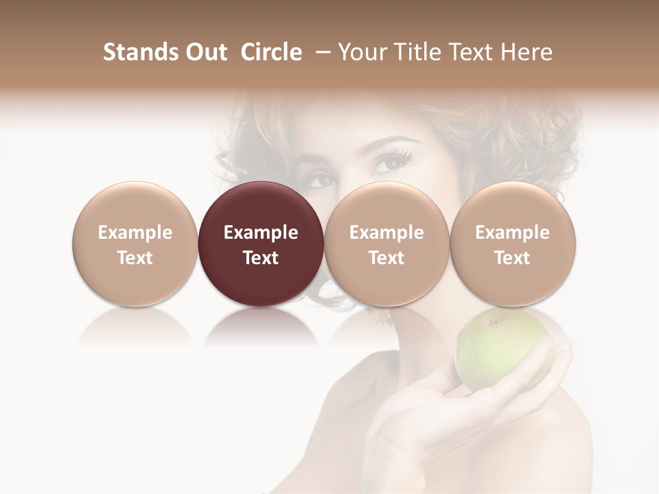 Young Youth Isolated PowerPoint Template