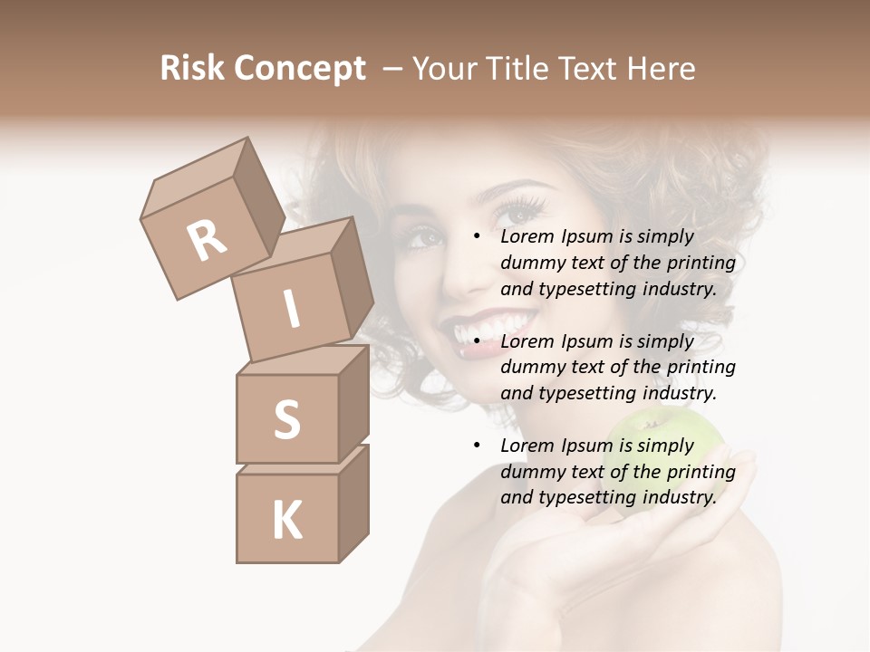 Young Youth Isolated PowerPoint Template