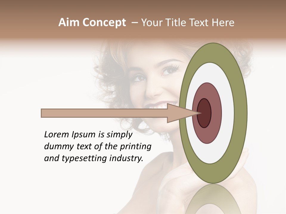 Young Youth Isolated PowerPoint Template