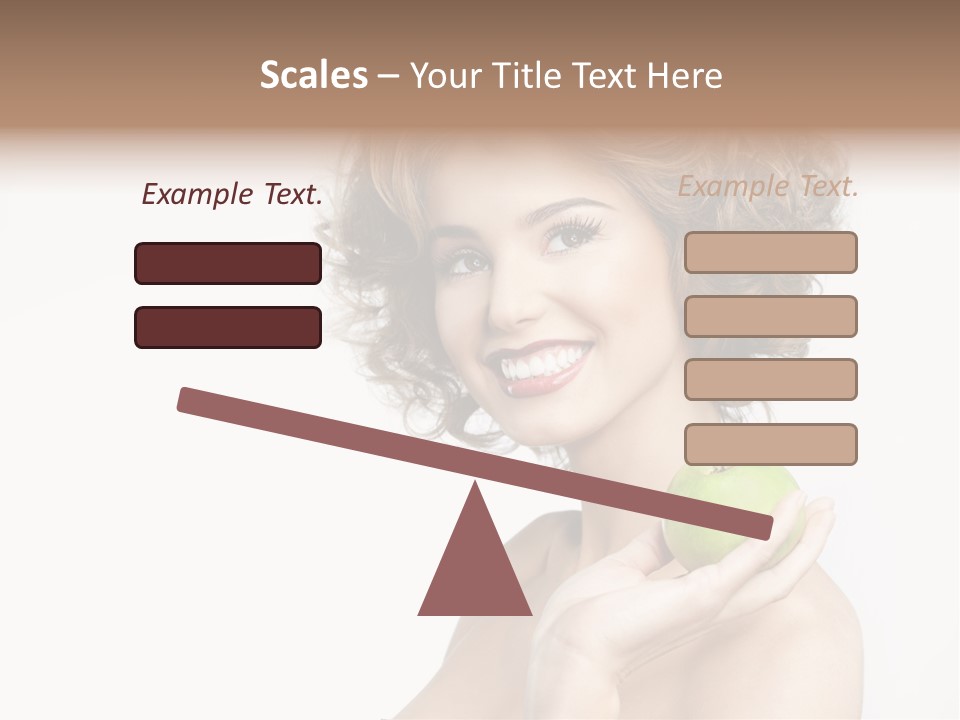 Young Youth Isolated PowerPoint Template