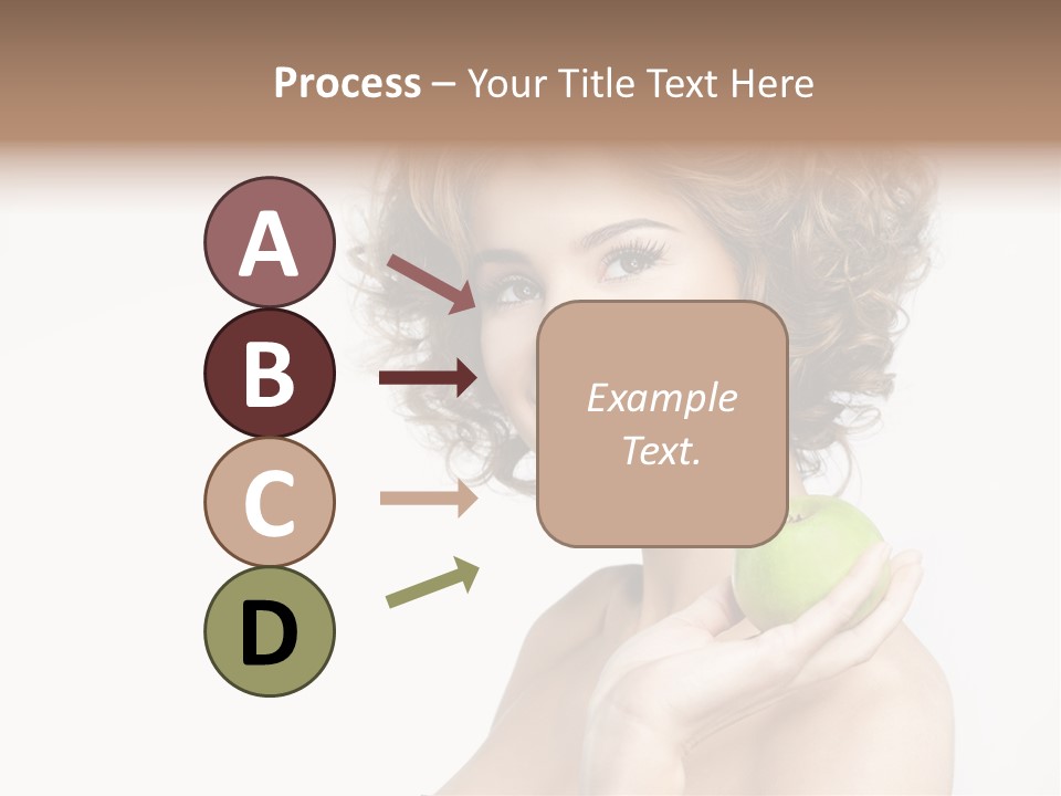 Young Youth Isolated PowerPoint Template