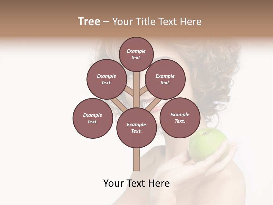 Young Youth Isolated PowerPoint Template