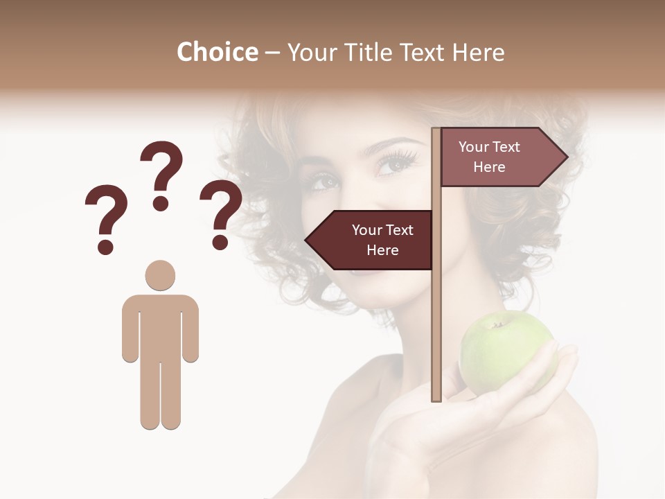 Young Youth Isolated PowerPoint Template