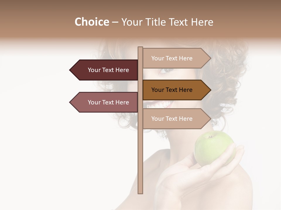 Young Youth Isolated PowerPoint Template