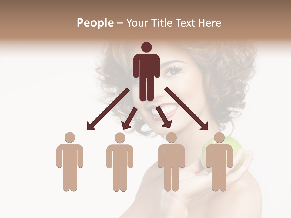 Young Youth Isolated PowerPoint Template