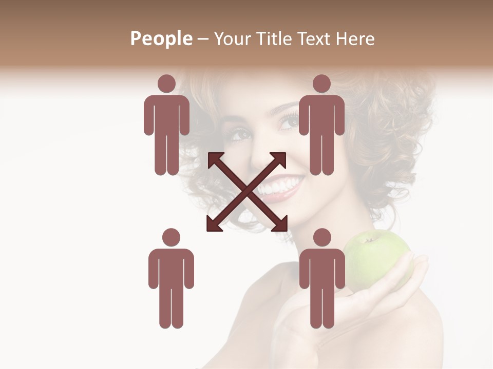 Young Youth Isolated PowerPoint Template