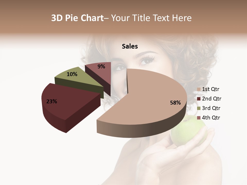 Young Youth Isolated PowerPoint Template