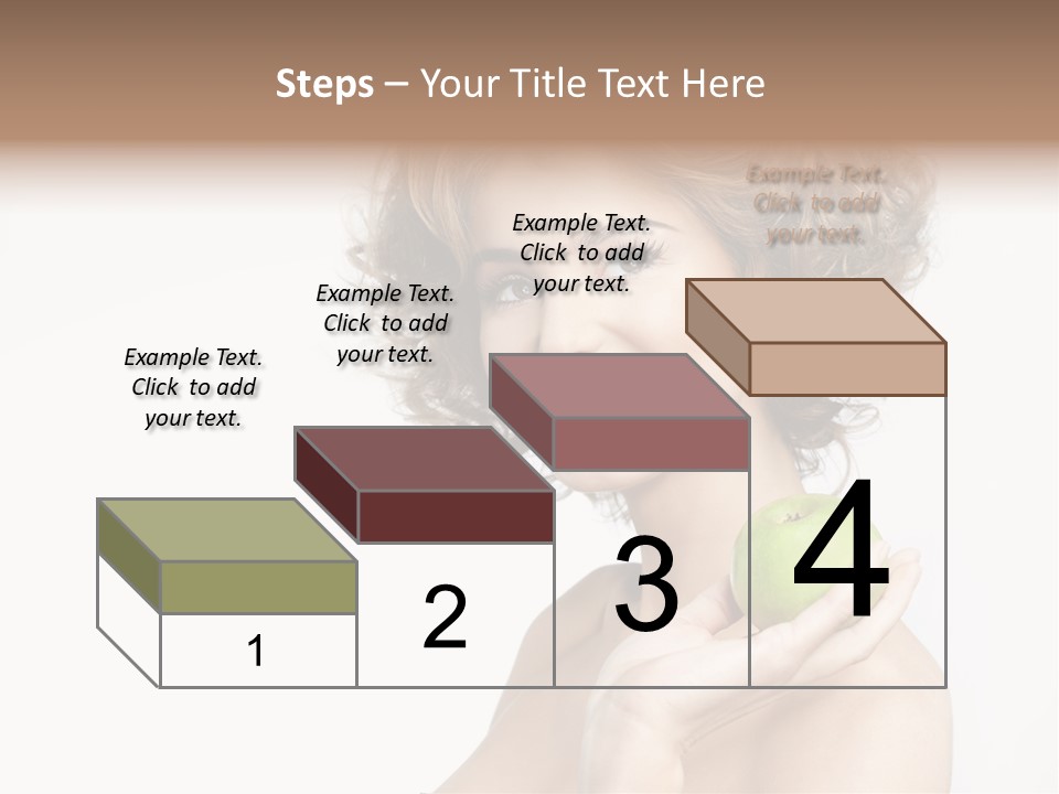 Young Youth Isolated PowerPoint Template