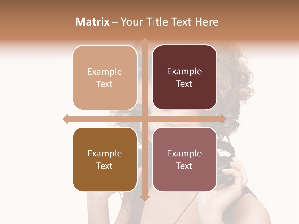 Romantic Headphone  PowerPoint Template