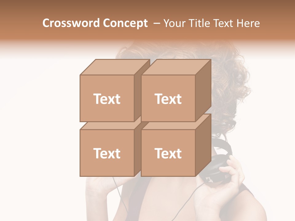 Romantic Headphone  PowerPoint Template