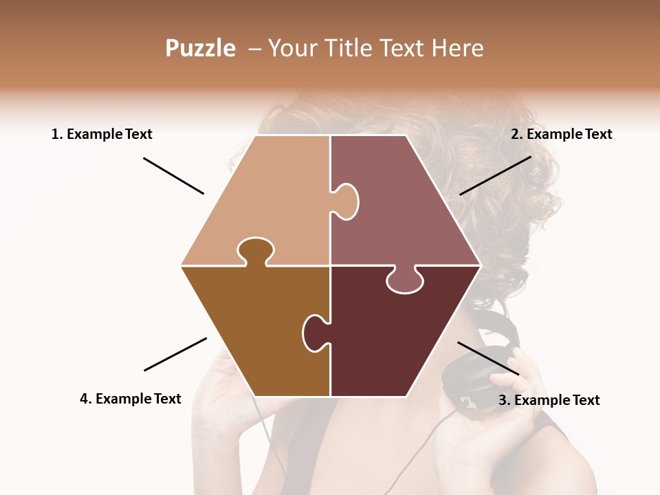 Romantic Headphone  PowerPoint Template