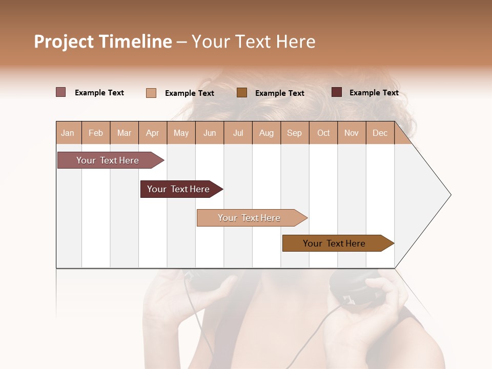 Romantic Headphone  PowerPoint Template