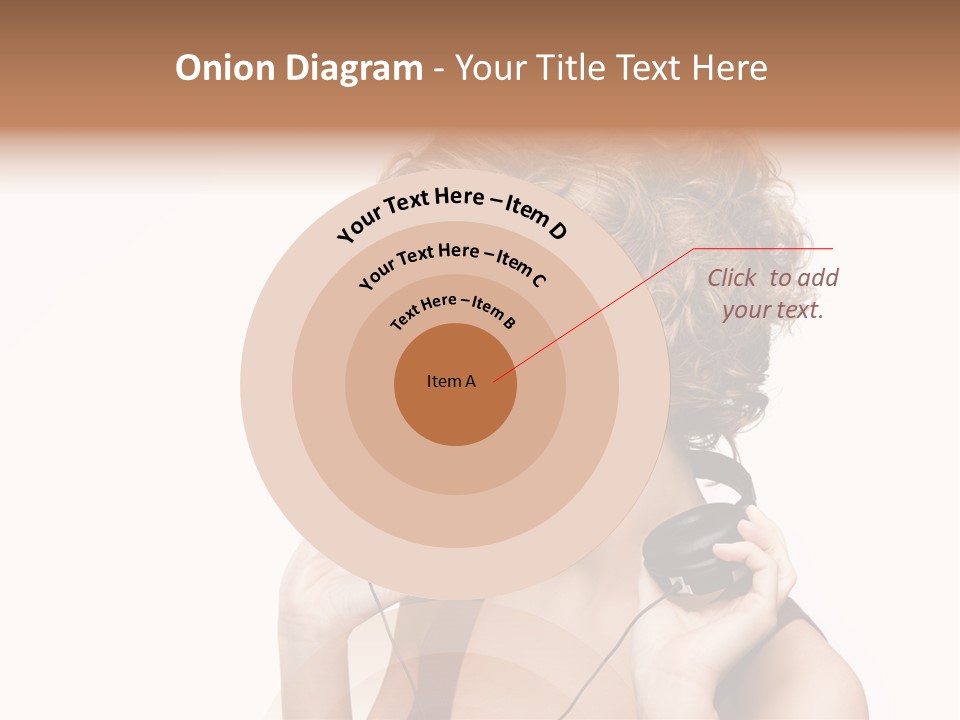 Romantic Headphone  PowerPoint Template