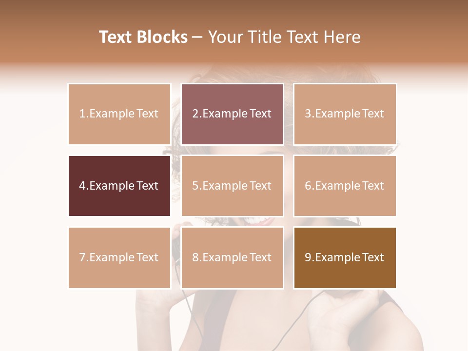 Romantic Headphone  PowerPoint Template