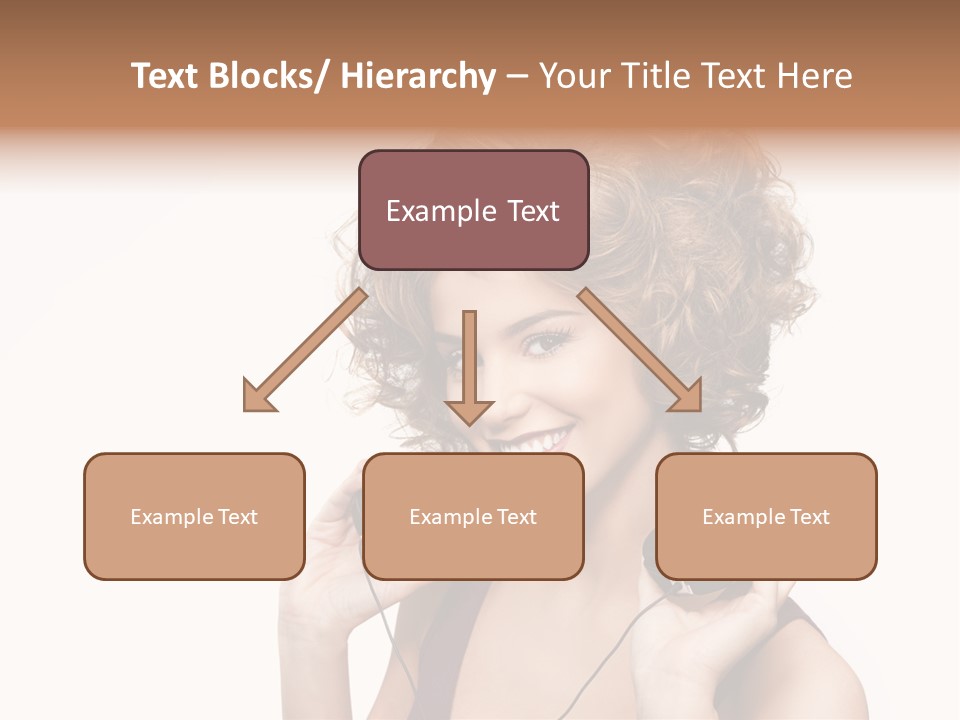 Romantic Headphone  PowerPoint Template