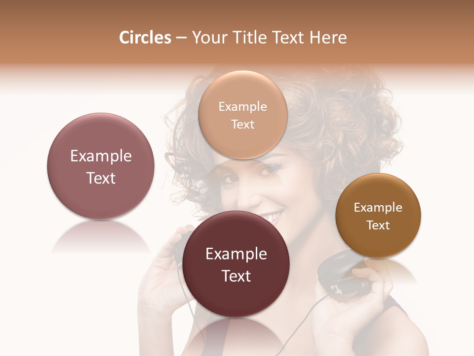 Romantic Headphone  PowerPoint Template