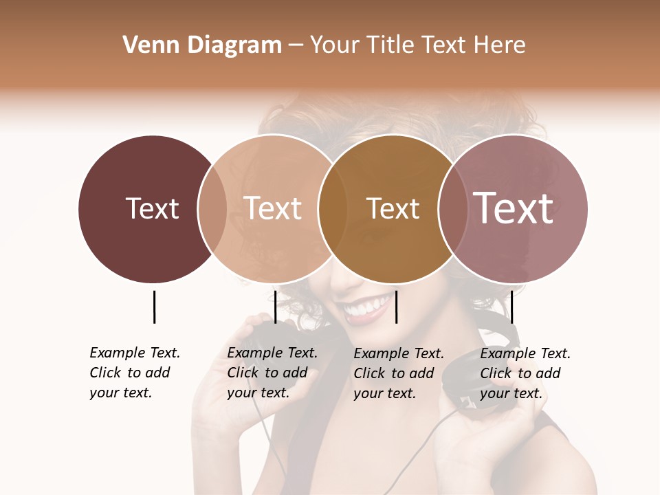 Romantic Headphone  PowerPoint Template