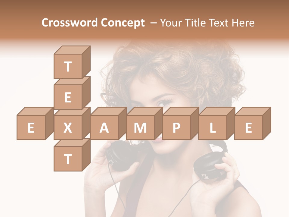 Romantic Headphone  PowerPoint Template