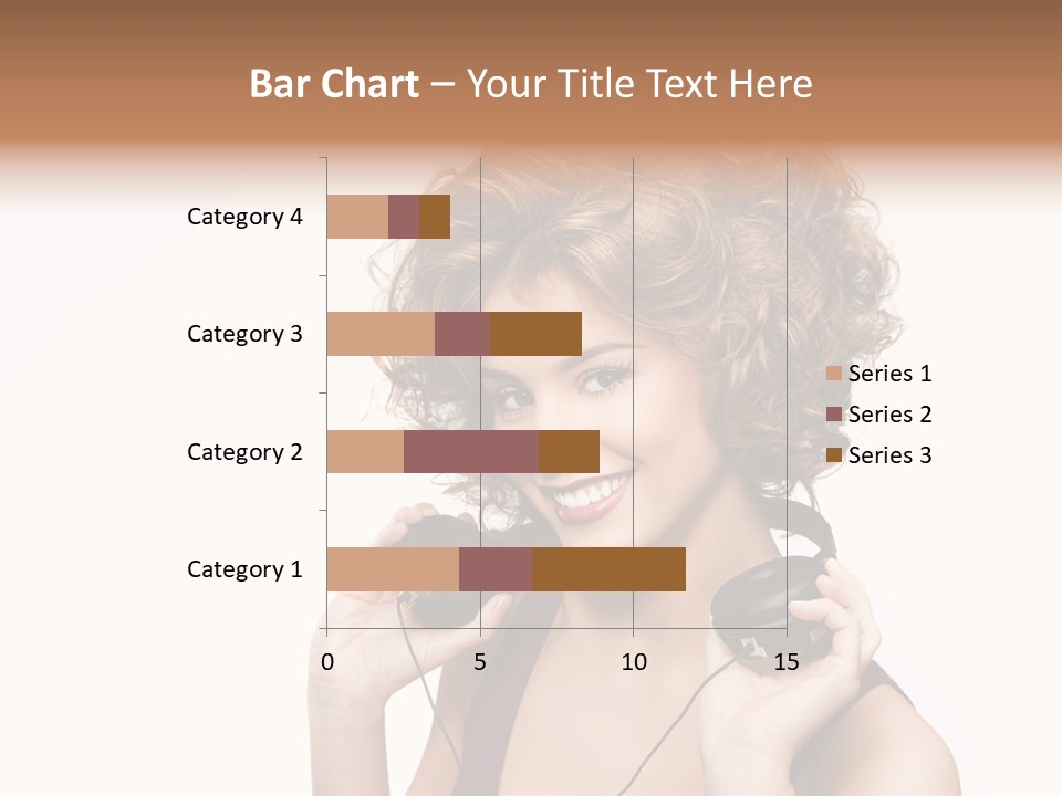 Romantic Headphone  PowerPoint Template