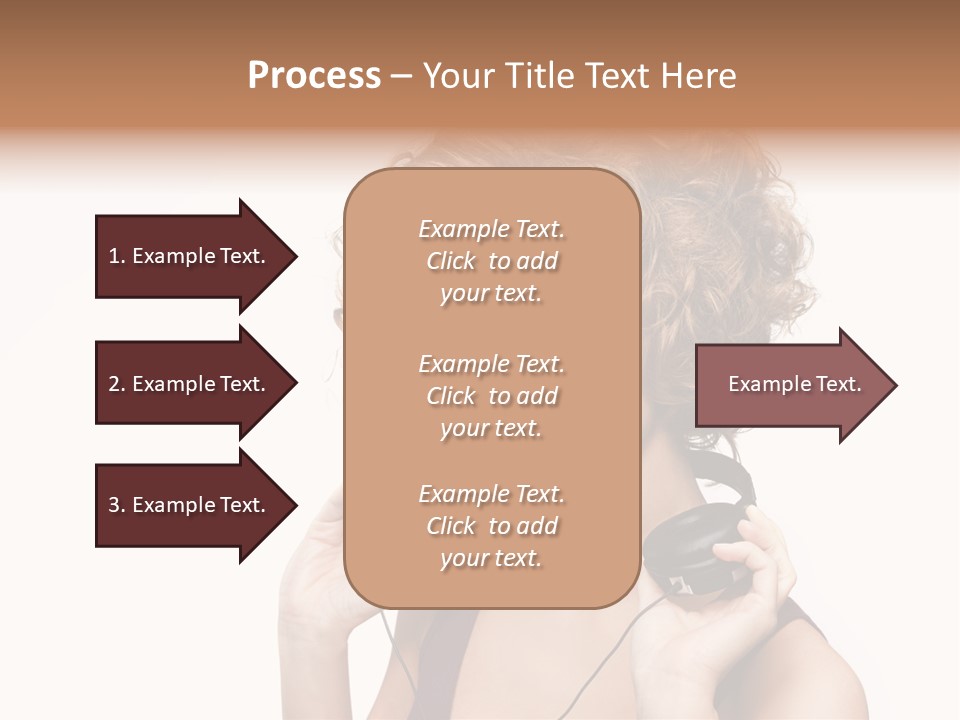 Romantic Headphone  PowerPoint Template