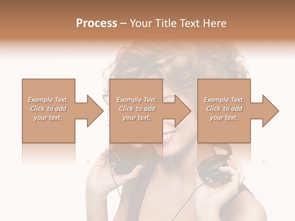 Romantic Headphone  PowerPoint Template