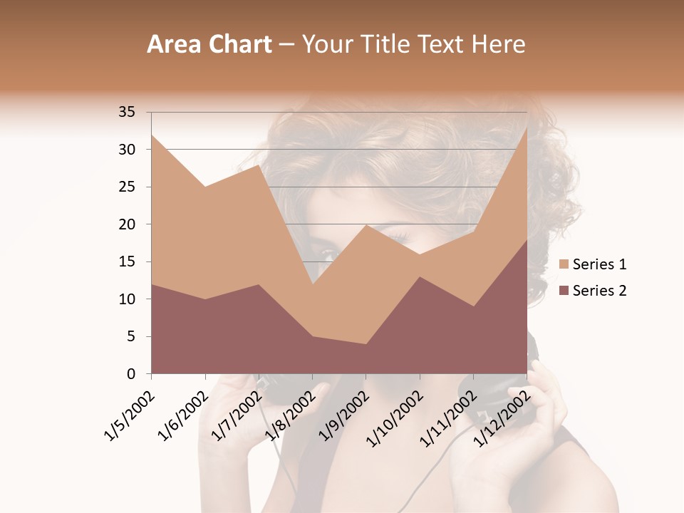 Romantic Headphone  PowerPoint Template