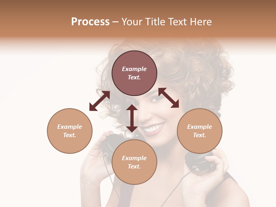 Romantic Headphone  PowerPoint Template