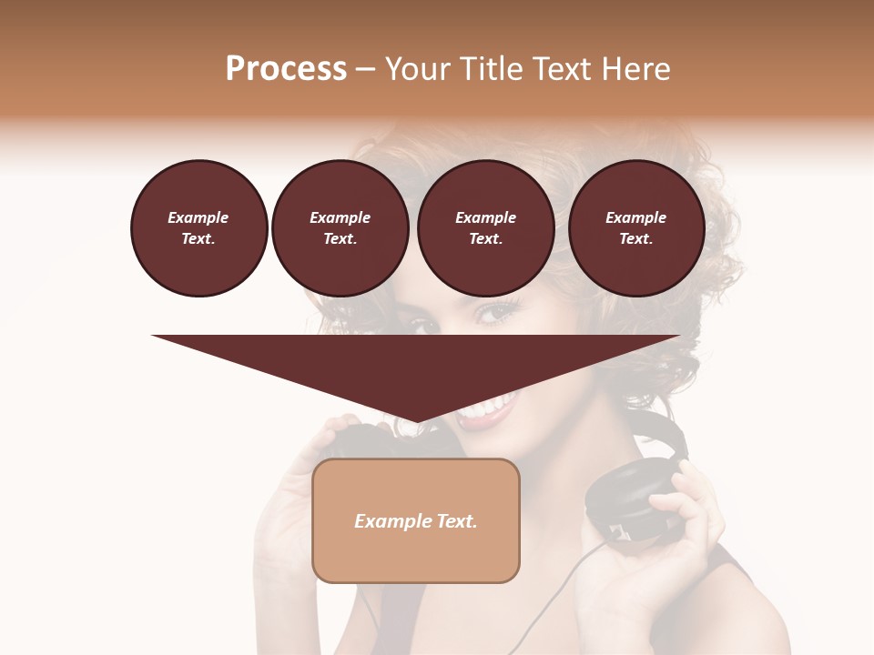 Romantic Headphone  PowerPoint Template