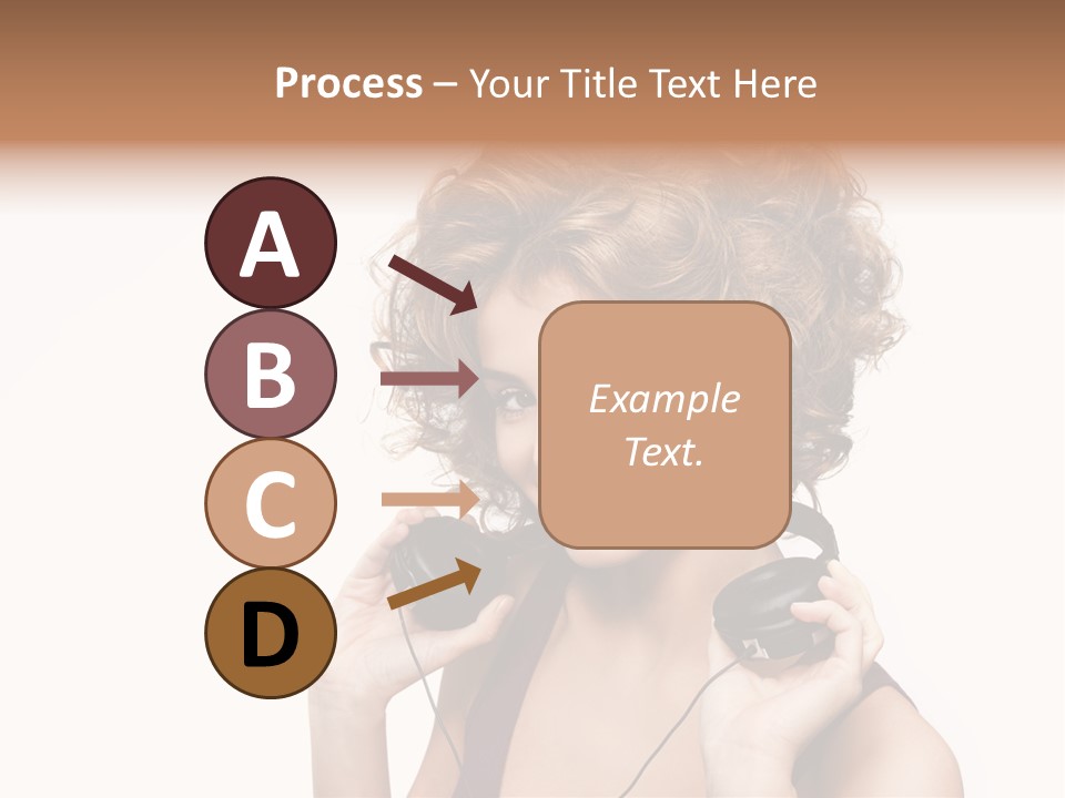 Romantic Headphone  PowerPoint Template