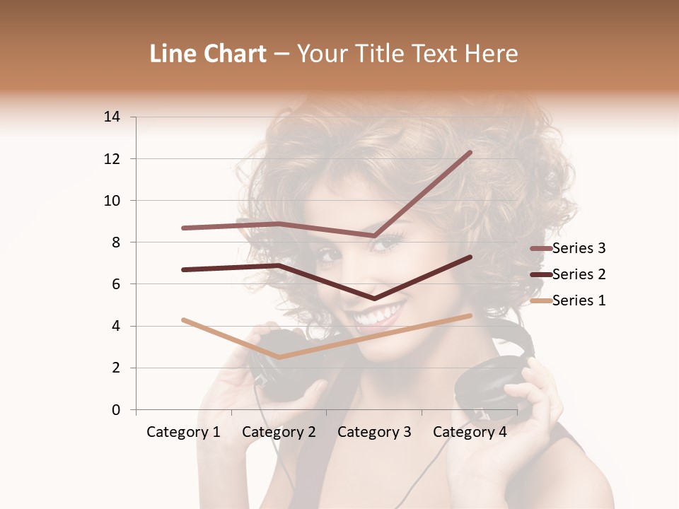 Romantic Headphone  PowerPoint Template