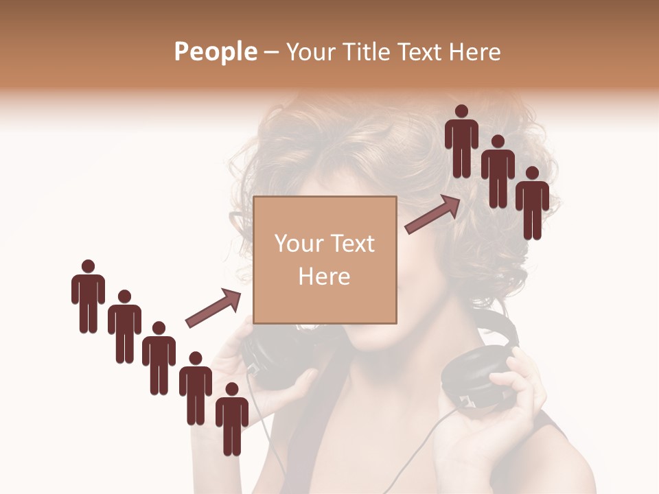 Romantic Headphone  PowerPoint Template