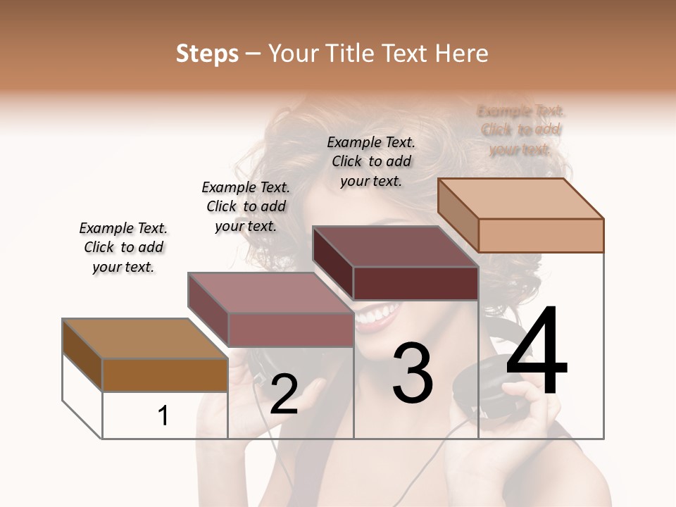 Romantic Headphone  PowerPoint Template