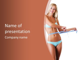 Elegant Caucasian Shape PowerPoint Template