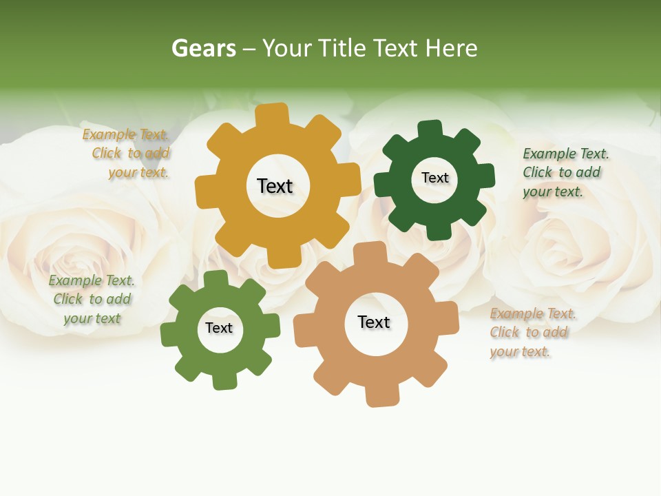 Valentine Floral Blooming PowerPoint Template