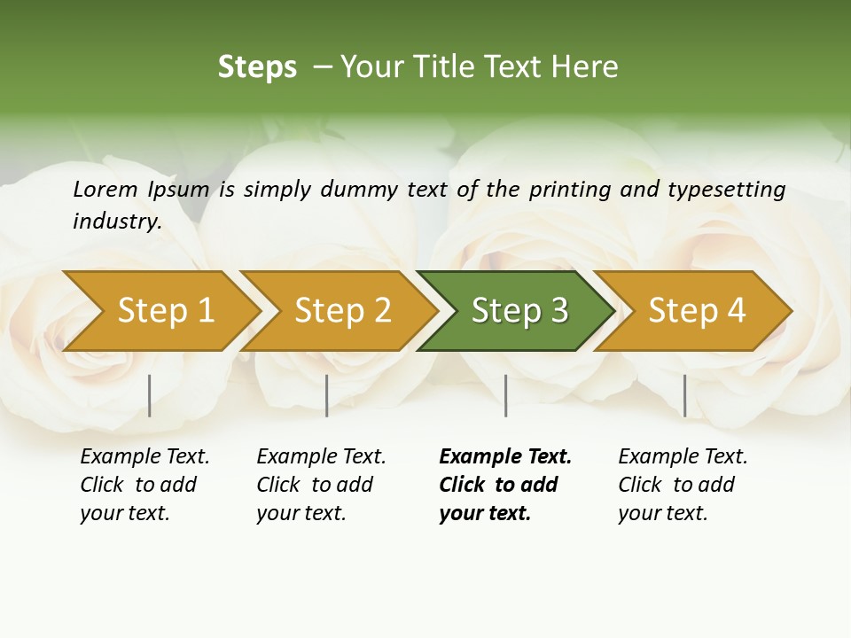 Valentine Floral Blooming PowerPoint Template