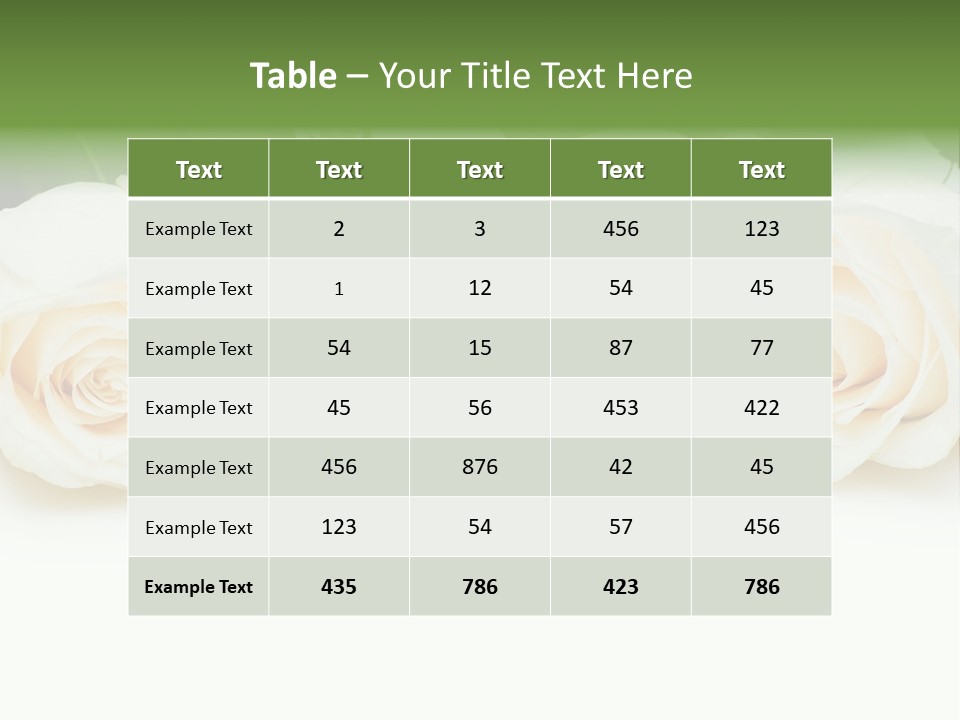 Valentine Floral Blooming PowerPoint Template