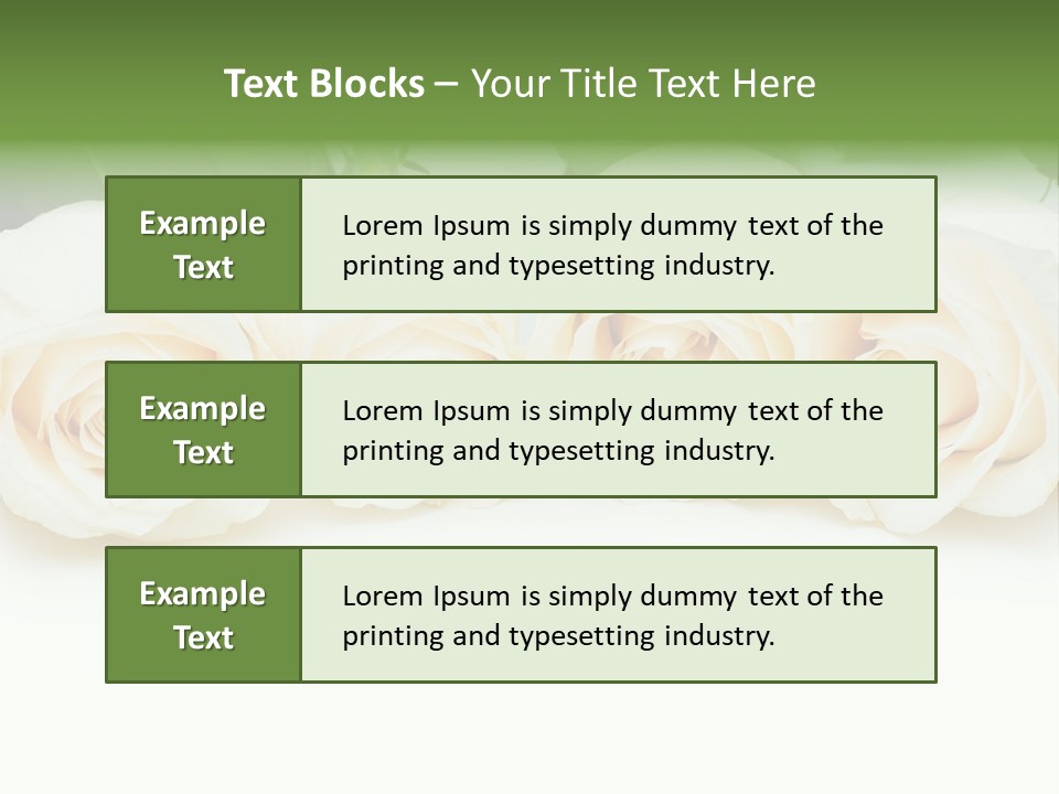 Valentine Floral Blooming PowerPoint Template