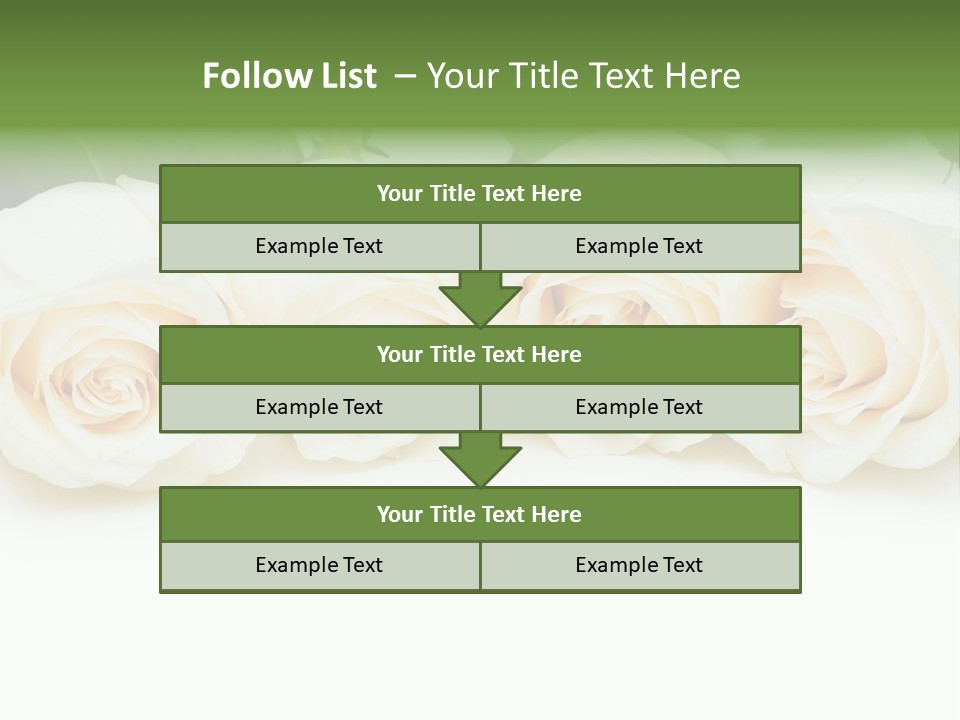 Valentine Floral Blooming PowerPoint Template