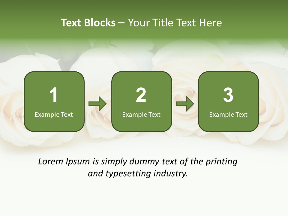 Valentine Floral Blooming PowerPoint Template