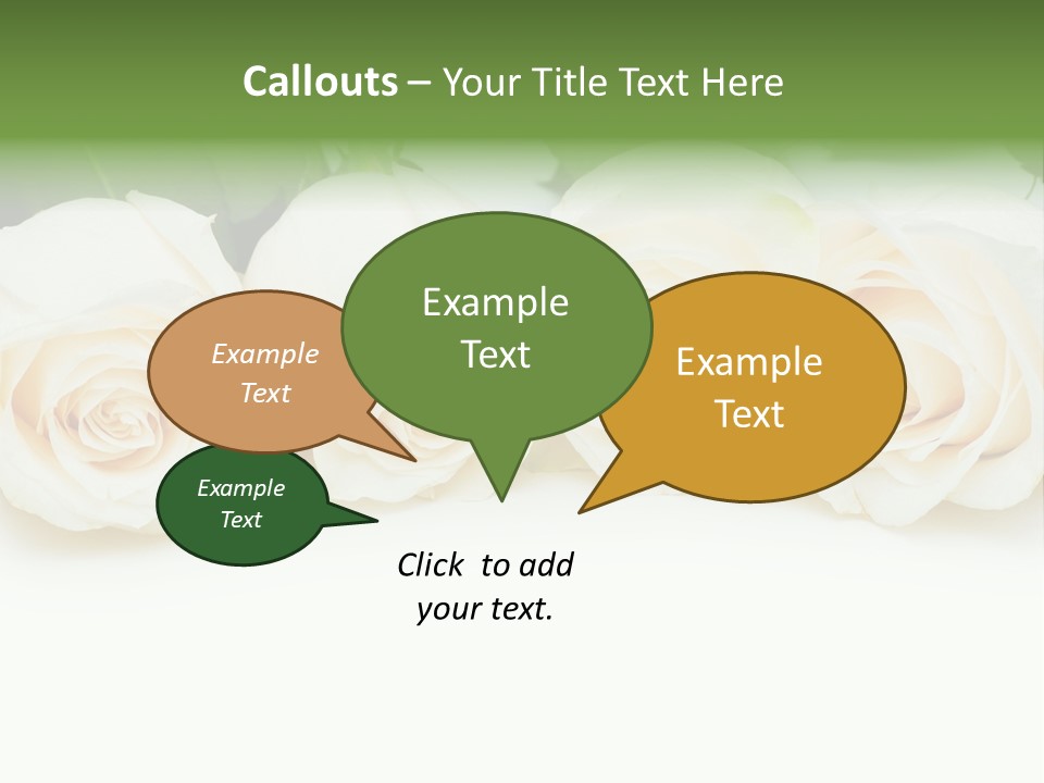 Valentine Floral Blooming PowerPoint Template