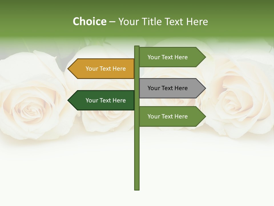 Valentine Floral Blooming PowerPoint Template