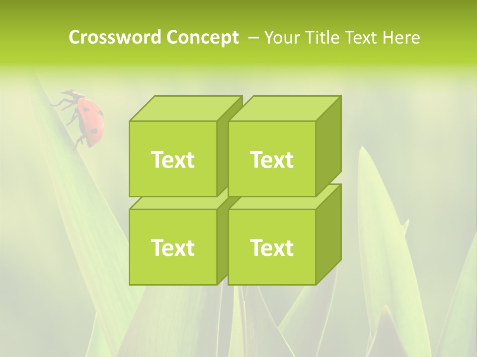 Garden Fresh Lawn PowerPoint Template