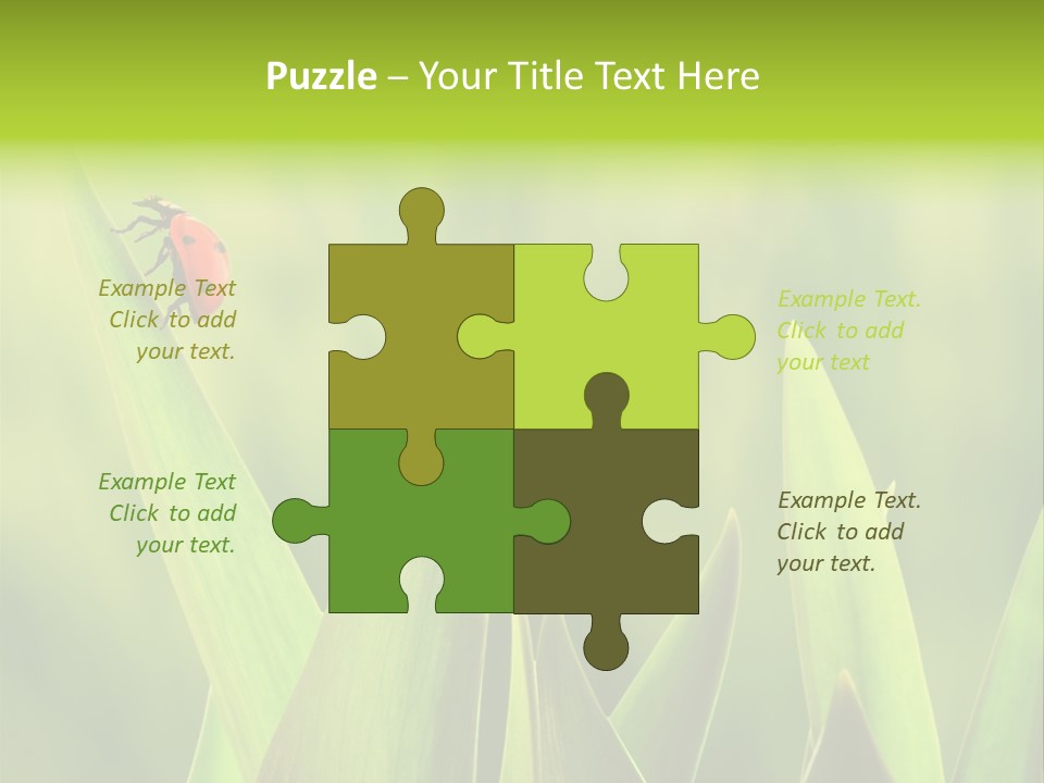 Garden Fresh Lawn PowerPoint Template