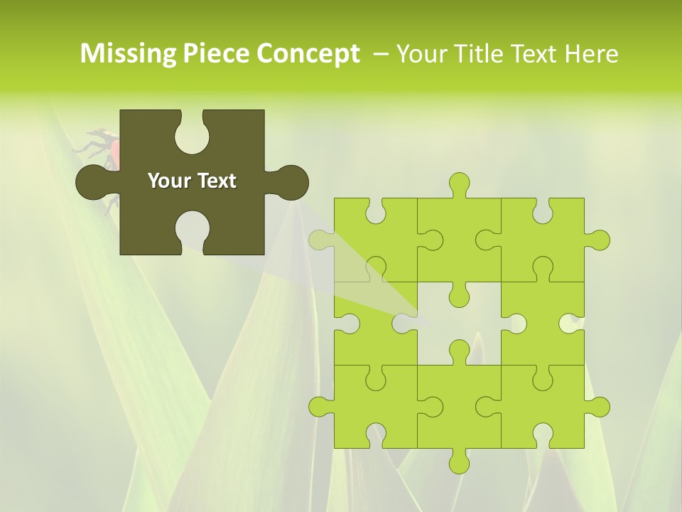 Garden Fresh Lawn PowerPoint Template