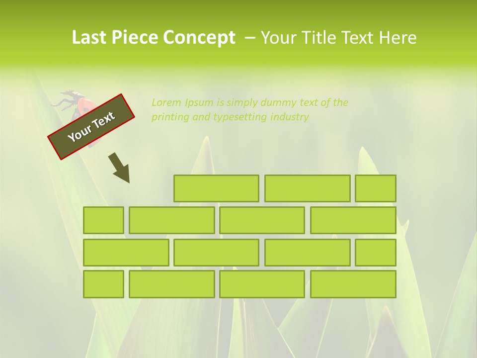 Garden Fresh Lawn PowerPoint Template