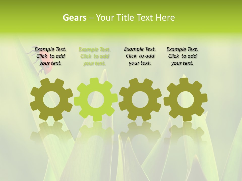 Garden Fresh Lawn PowerPoint Template